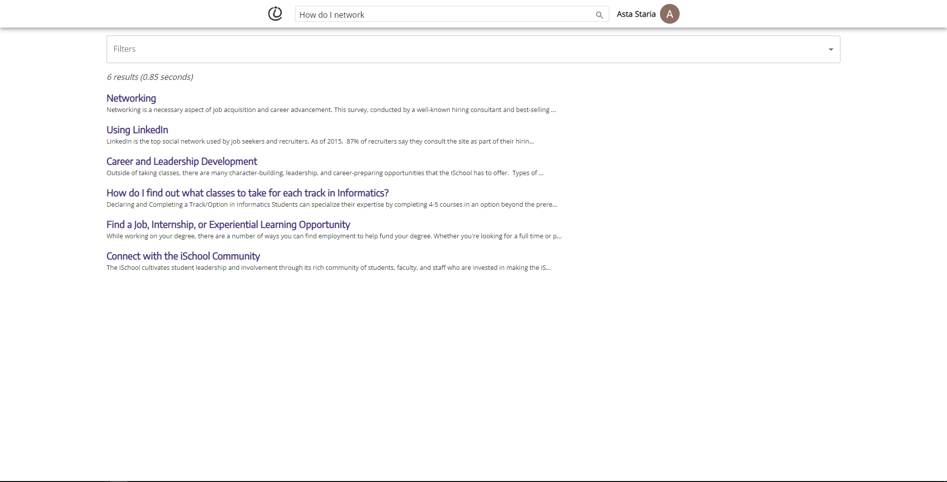 search page