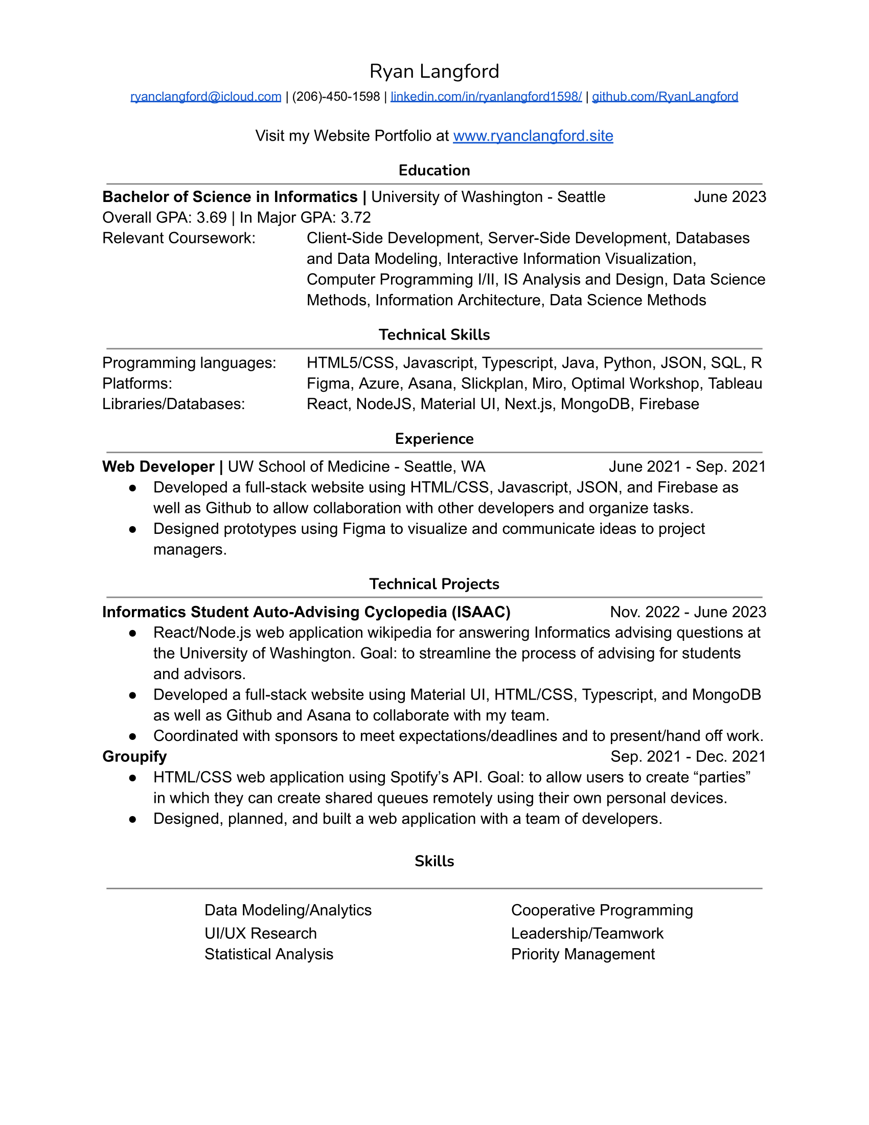 My Resume